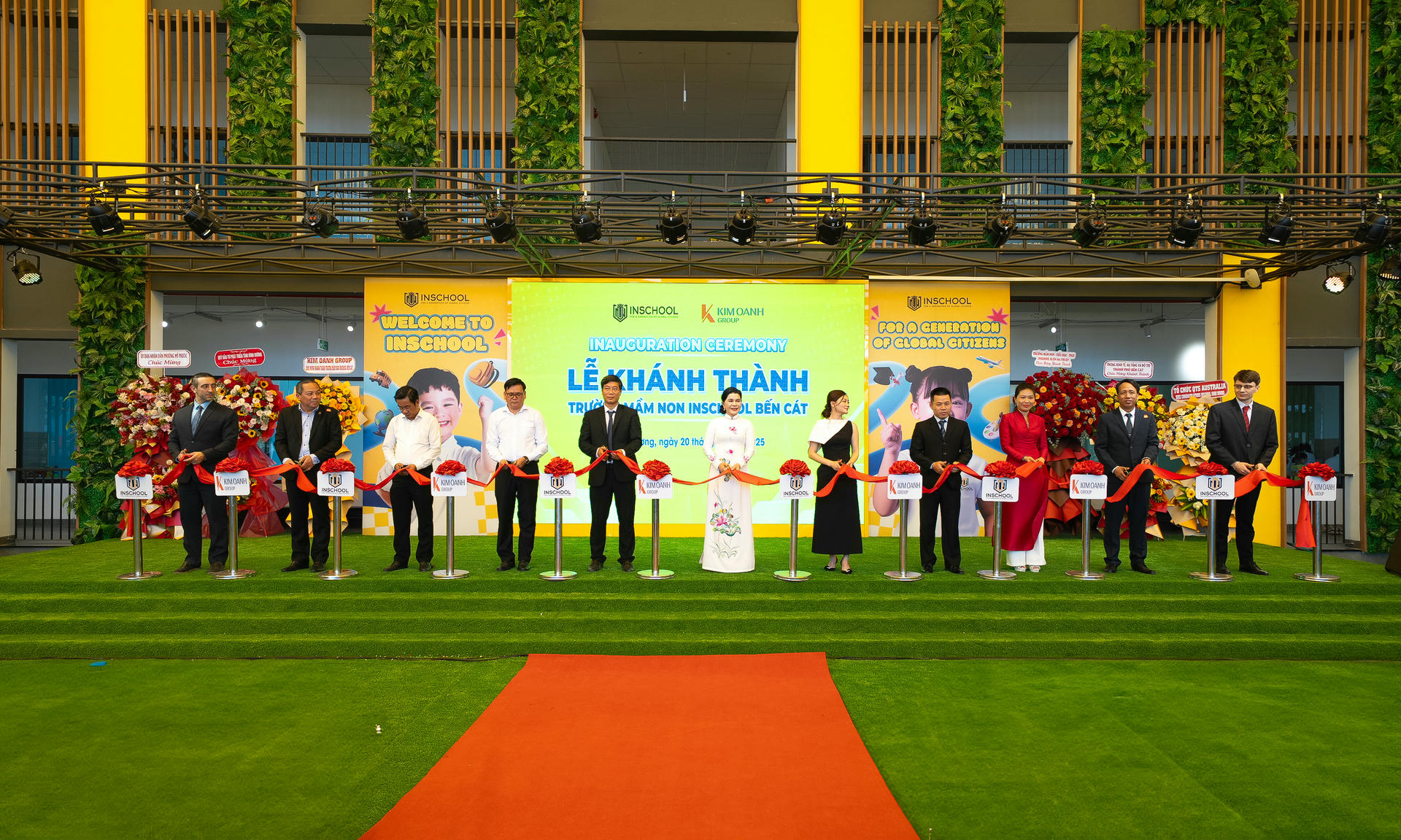 Kim Oanh Group và INTERLINK EDUCATION khánh thành Trường Mầm non INschool Bến Cát