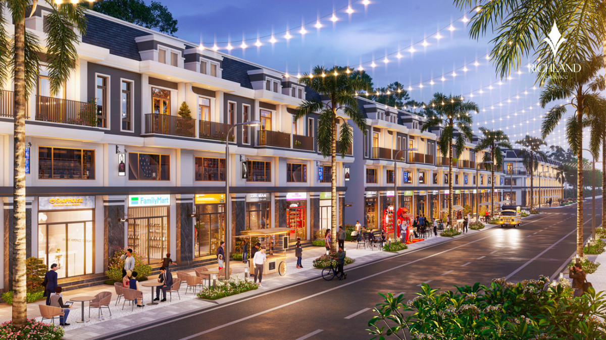 Khu phố thương mại mang phong cách châu Âu