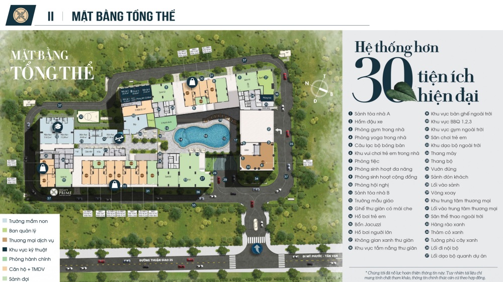 Mặt bằng tổng thể dự án căn hộ Legacy Prime