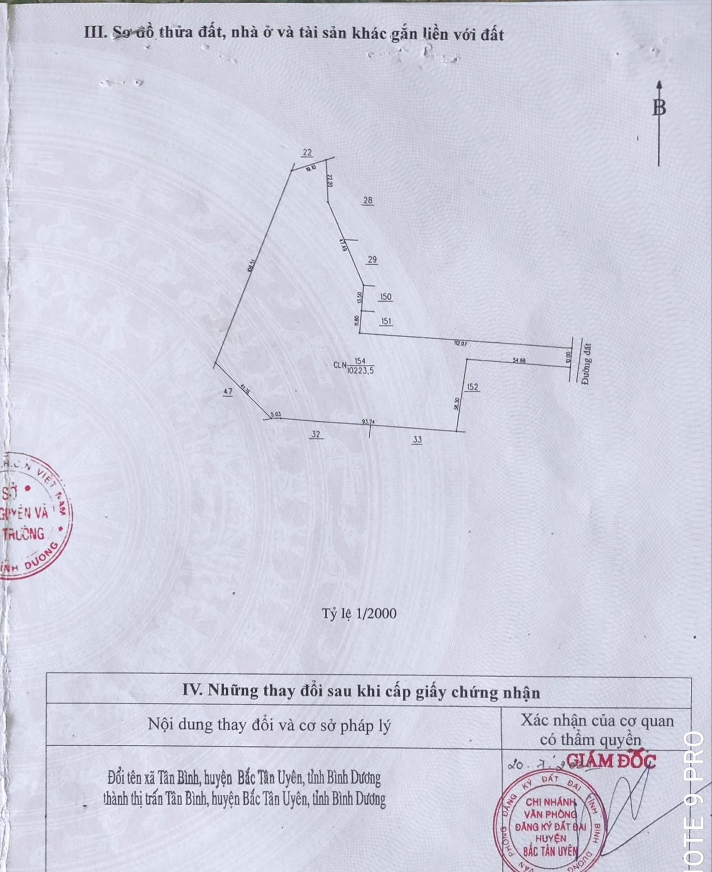 Đất Vườn Siêu Đẹp Mặt Tiền DT 742 10223m2