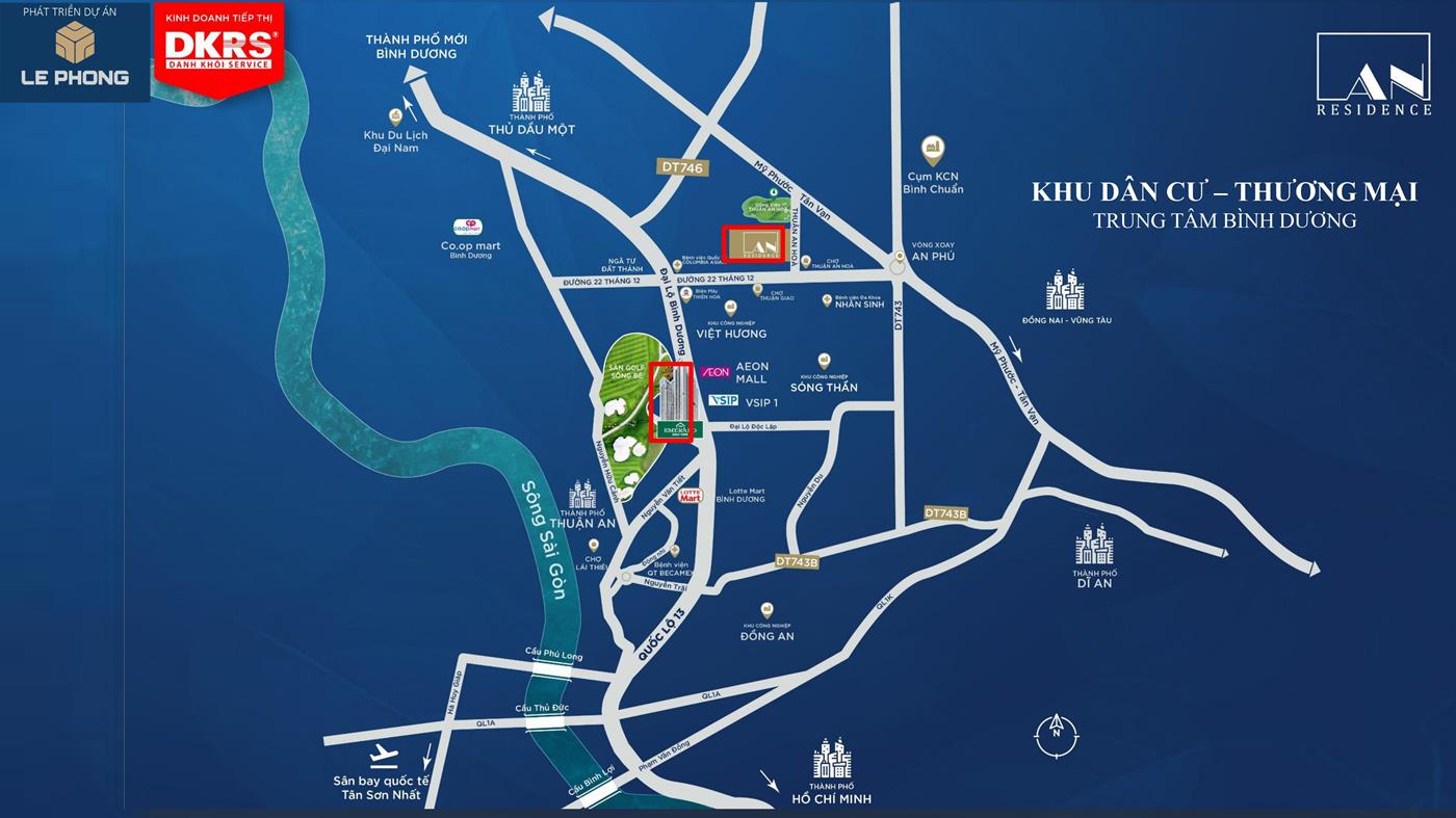 Bán lô đất mặt tiền đường Thuận An Hòa thuộc lô B dự án An Residence