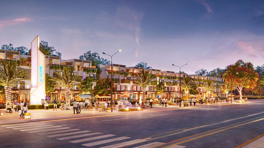 Phố thương mại & ẩm thực sầm uất giữa lòng khu đô thị K-Home NewCity.