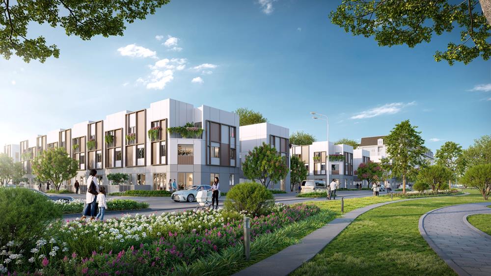 Công viên & mảng xanh lớn, lá phổi xanh giữa trung tâm đô thị.